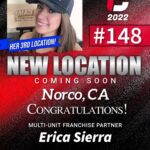 Erica Sierra is Awarded Her 3rd Franchise with The Camp